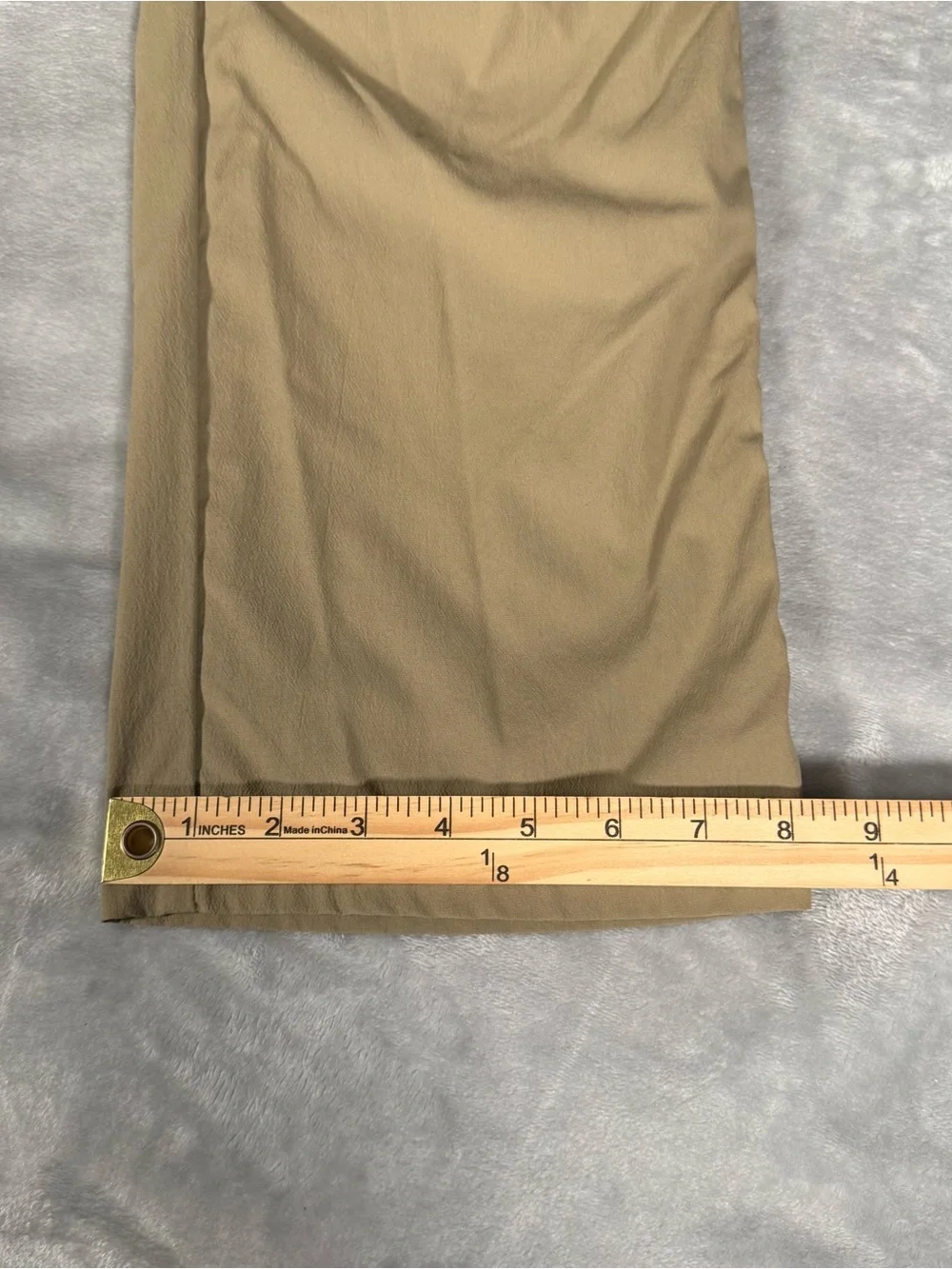 Origin Nyloc Pants Mens 36R (Fits 36x29) Stretch Hiking Made In USA Brown